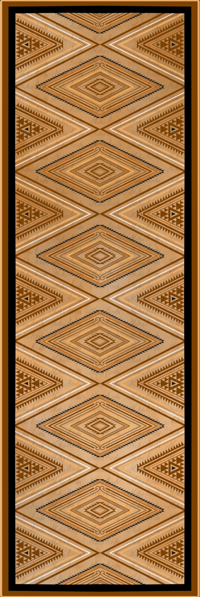 Pātikitiki - Printed Framed Canvas