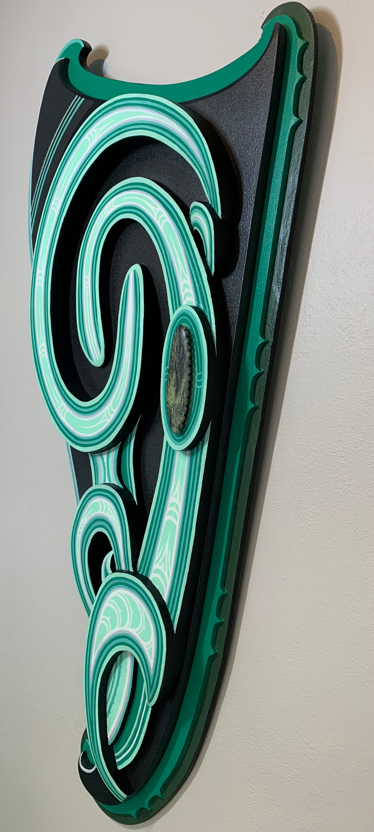 Te Whatu Pounamu - Wood Sculpture 15% OFF original marked price