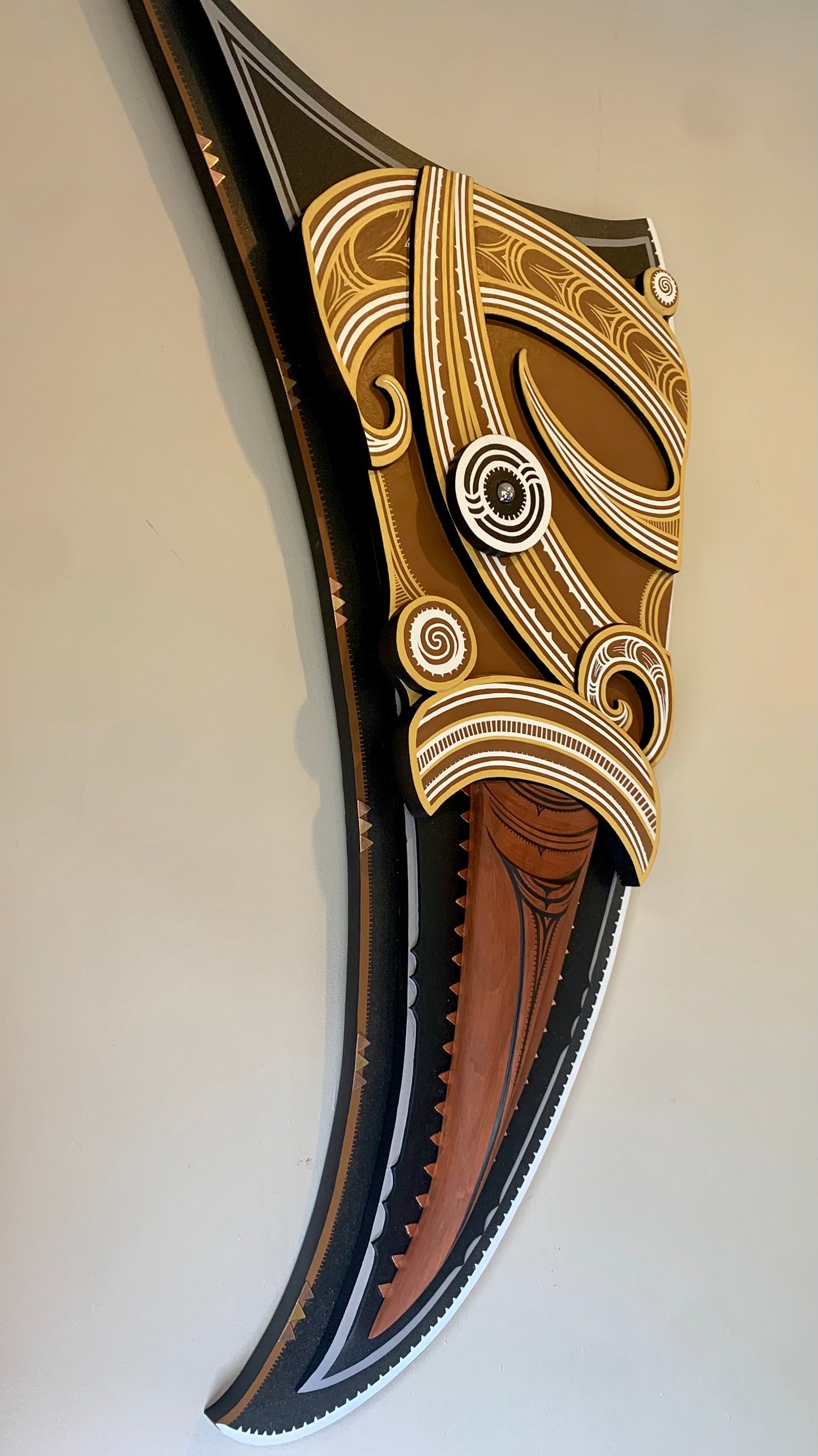 Whatukura - Wooden Sculpture Mixed Media